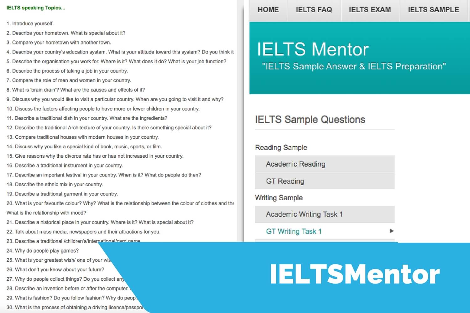 ielts speaking questions with answers